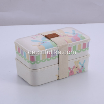 Niedliche Kaninchen Kid Lunch Box Container